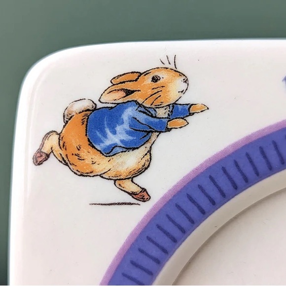 Peter Rabbit Ceramic Picture Frame - White and Purple - Picture 2 of 10